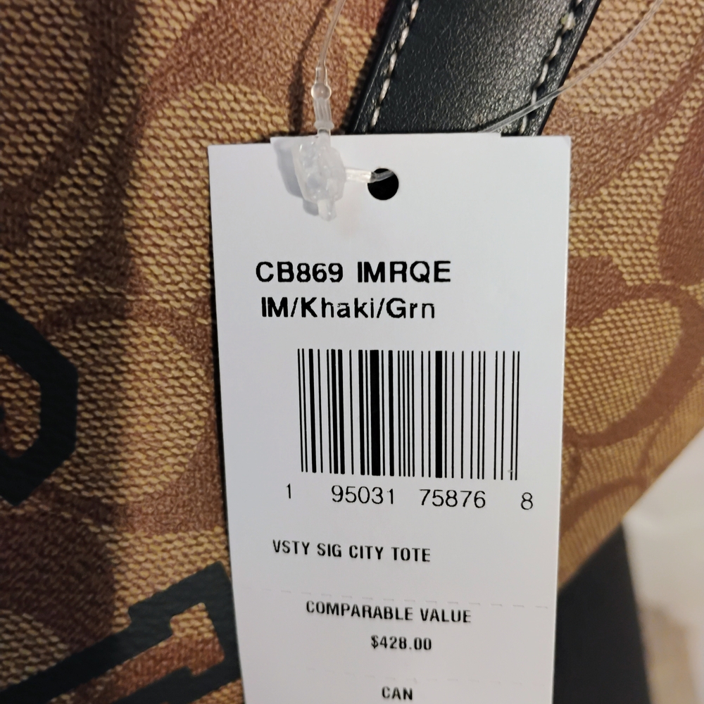 Coach Brown Tote Bag - Picture 4 of 6